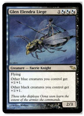MTG Glen Elendra Liege - Shadowmoor Heavily Played English - Image 1 of 2