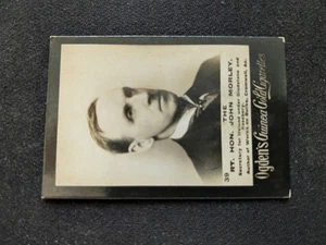 1901 Ogden's Guinea Gold Card # 39 The Rt. Hon. John Morley (VG/EX) - Picture 1 of 3