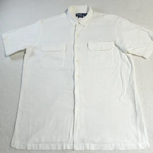 Polo Ralph Lauren Steward Shirt Size M.  Pocket Off White - Picture 1 of 14