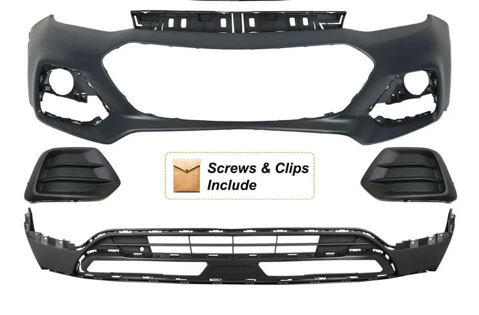 Front Bumper Cover Assembly kit For 2017-2020 Chevrolet Trax Without Fog Lamps Foto 1 de 4