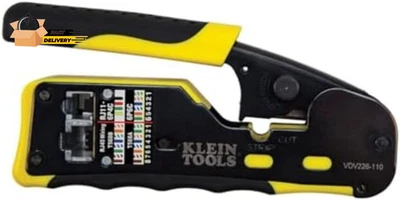 Модульный обжимной механизм для кабелей с трещоткой VDV226-110 / устройство для зачистки проводов / проводов - Изображение 1 из 4