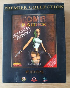 Tomb Raider Unfinished Business - Eidos CD-ROM Big Box PC Game + 4 Extra Levels - Picture 1 of 6