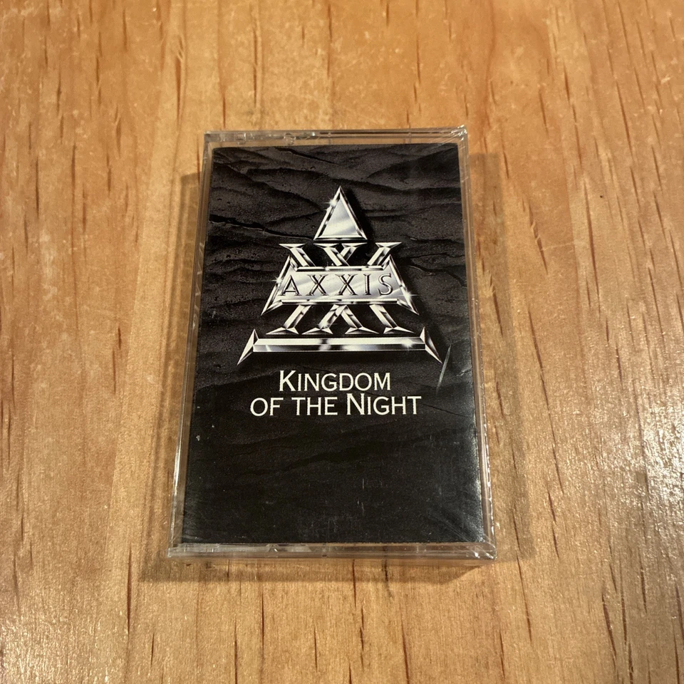 Axxis – Kingdom Of The Night CASSETTE TAPE 1st US issue SEALED freedom call - Image 1 of 3