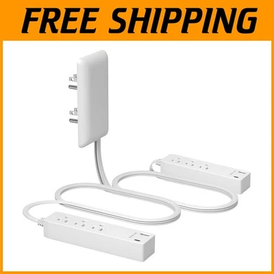 Wall Outlet Extender with USB Type-A/C Chargers, -Listed - Image 1 of 4