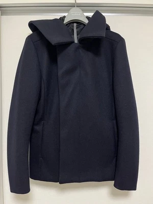 Kazuyuki Kumagai Attachment Cashmere Blend Hooded Jacket Navy - Image 1 of 4