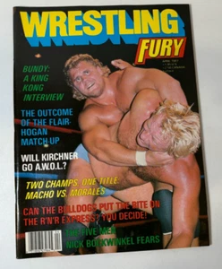 Wrestling Fury Magazine April 1987 Bundy Flair Hogan - Picture 1 of 13