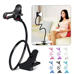 Flexible 360 Clip Mobile Cell Phone Holder Lazy Bed Desktop Bracket Mount Sta т\ - Photo 1 sur 12