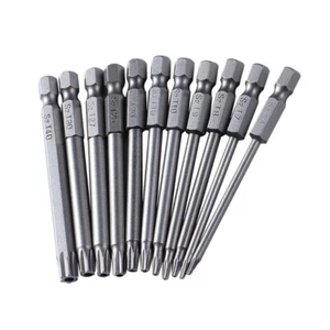 11Pcs Electric Screwdriver Bit Hand Tools Torx Head Extension Adapter Hexagon - Picture 1 of 8