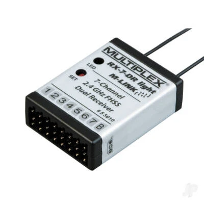 Multiplex Receiver RX-7-Dr Light M-LINK 2.4GHz 55810 - image 1 of 3