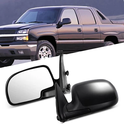 For 1999-2006 Chevrolet Silverado 1500 Left+Right Side View Door Mirrors Manual - Image 1 of 4