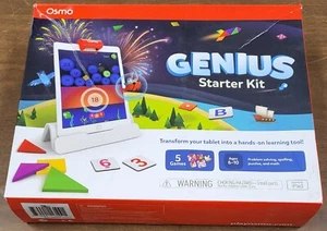 OSMO GENIUS STARTER KIT FOR IPAD - 5 LEARNING GAMES - NEW OPENED BOX - Picture 1 of 3