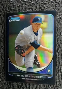 Mark Montgomery Rookie 2013 Bowman Chrome Black Refractor /99 - Picture 1 of 2