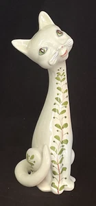 Mid Century Italian Ceramic Pottery Cat 13" Tall - Picture 1 of 10