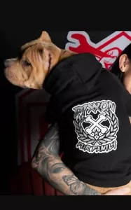 Dixxon Flannel Company Dog Hoodie Sweater “Fur Family” Size Large -Order Confirm - Picture 1 of 2
