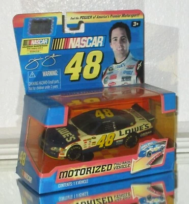 2010 JADA TOYS JIMMIE JOHNSON #48 LOWE'S MOTORIZED PULL BACK VEHICLE NIB XRARE - Image 1 of 4
