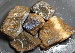 Boulder Opal Rough Quilpie Blue Green Matrix 1.041 KG Lapidary 5205 Ct Australia - Picture 1 of 15