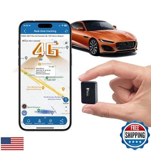Mini GPS Tracker for Vehicles No Subscription 4G LTE with Magnetic GPS Tracke - Picture 1 of 5