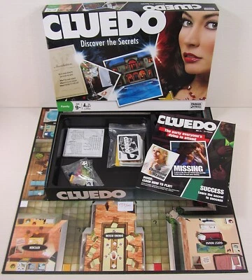 Cluedo Board Game 'Discover The Secrets' Board Game by Parker 2008 ~ Complete - Image 1 of 4