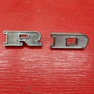 1966-1969 Truck Emblem Ornament Badge Molding Trim Moulding Pickup 2 PARTS (C,D) - Picture 1 of 7