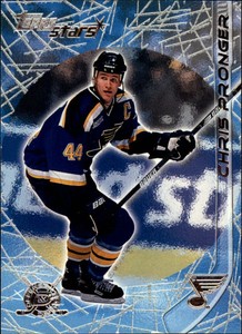 2000-01 Topps Stars Blues Hockey Card #15 Chris Pronger
