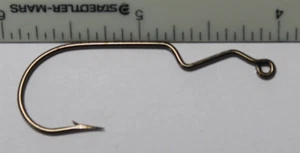 Eagle Claw Lot 100 4/0 28 * Special Kink In Shank Jighaken Brandneu (L1723-BR) - Bild 1 von 2