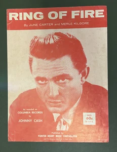 Johnny Cash - Ring of Fire - 1963 Painted Desert Songbook/Noten - Bild 1 von 3