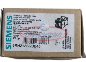 ONE NEW SIEMENS 3RH2122-2BB40 CONTACTOR - Picture 1 of 1