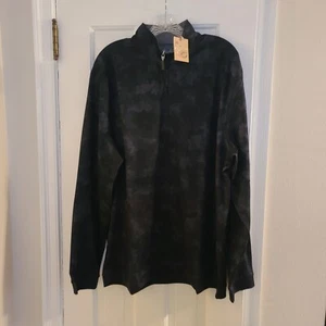 Woody's Retro Lounge Quarter Zip Black Camo Pullover Gr. 2XL Neu mit Etikett - Bild 1 von 15