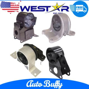 Juego de 4 piezas de montaje de motor delantero y transmisión para Nissan Altima 2002-2006 2,5 L - Imagen 1 de 5