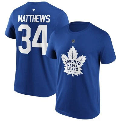 FANATICS NHL T-Shirt Toronto Maple Leafs Auston Matthews 34 Eishockey Trikot Jersey