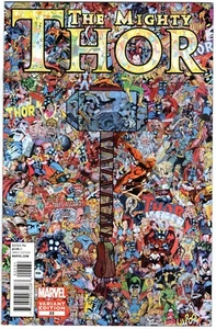 Mighty Thor #22 Garcin Collage Variant - Picture 1 of 2