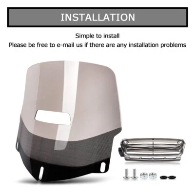 Parabrisas de 23,6" con ventilación de aire para Honda Goldwing GL1800 2001-2017 Foto 1 de 4