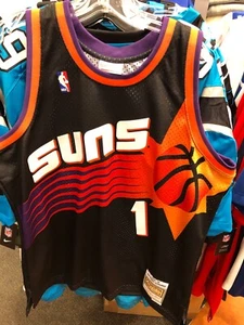 Penny Hardaway NBA SWINGMAN JERSEY PHOENIX SUNS BLACK MITCHEL & NESS - Picture 1 of 5