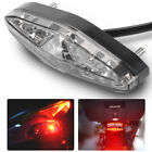 Smoke Motorcycle Rear 15 LED Stop Tail Brake Light Red Running Lamp Universal