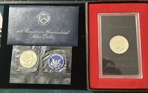 1973 Silver Eisenhower Proof and Uncirculated Dollars!! BOTH!! - Picture 1 of 10