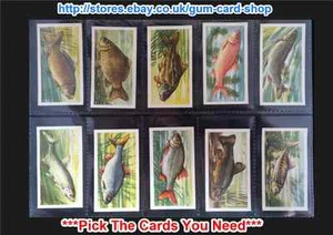 BROOKE BOND - FRESHWATER FISH 1960 (G) ***PICK THE CARDS YOU NEED*** - Picture 1 of 11