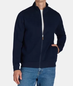 Mens size 3XL 54-56 Dark Navy Heather George Full Zip Jacket - Picture 1 of 10