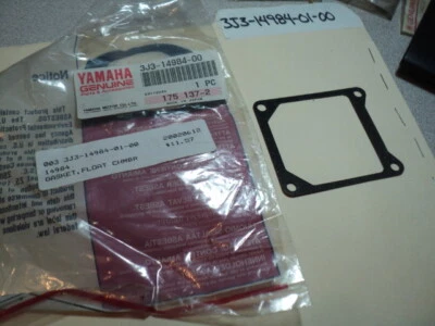 Junta de cámara de flotador Yamaha XS 850 XS850L XS850S 1980-81 NOS OEM 3J3-14984-01 Foto 1 de 3