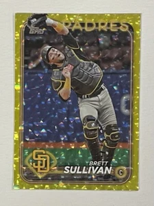 2024 Topps Update Yellow Crackle Foil #US34 Brett Sullivan #D 16/50 - Bild 1 von 2