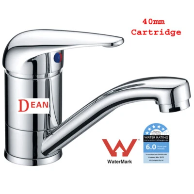 Basin Vanity Sink Mixer Tap Kitchen Laundry Bathroom Faucet Swivel Flick Spout - image 1 of 2