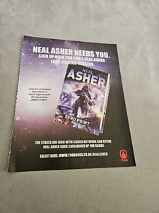 TPEEP266 MAGAZINE ADVERT 11X8" NEAL ASHER - ZERO POINT  - Picture 1 of 1