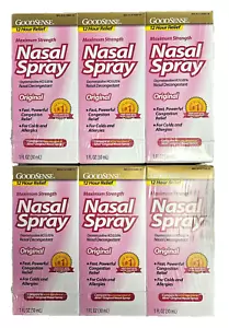 GOODSENSE Nasal Spray Oxymetazoline .05% 12Hr 30ml -- Squeeze Bottle ( 6 pack ) - Picture 1 of 4