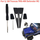 Black Cover Trim Panel+Air Inlet Trim Cover For 1/18 Traxxas TRX-4M Defender RC