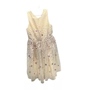 H&M Party Dress with Stars & Sequins - Special Occasion Formal Dress Size 8 - Picture 1 of 5
