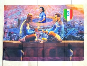 Bandiera 90x140 Napoli stadio terzo scudetto 3 nuova senza asta stampa digitale - Foto 1 di 2