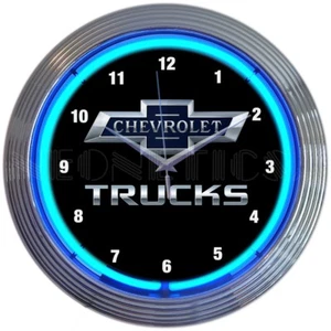 Chevrolet Trucks Neon Uhr - GM - Chevy - Teile - Verkaufsservice - Händler LKW - Bild 1 von 2