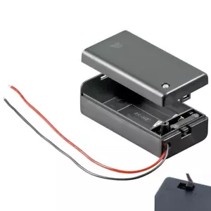 9-Volt Box mit Ein/Aus-Schalter für LED Lampen Krippe Heimwerken Modellbau Lkw - Bild 1 von 1