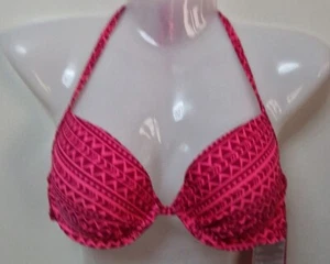5101 Venice Beach, Damen, Push-Up Bikini Oberteil Größe 42 C Farbe Berry Print - Bild 1 von 6