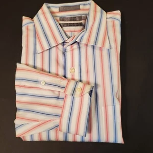 Daniel Cremieux Multicolor Stripe Men's Dress Shirt 17-33" Signature Collection - Picture 1 of 4