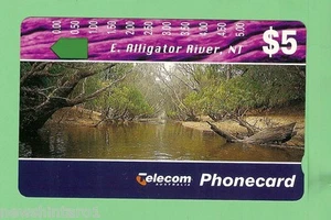 EAST ALLIGATOR RIVER, NT, TELECOM MINT AUSTRALIA MINT $5 PHONECARD - Picture 1 of 1